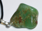 Preview: chrysoprase with cord or silver 925