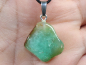 Preview: chrysoprase with cord or silver 925