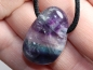 Preview: fluorite with cord or silver 925