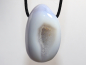 Preview: chalcedony with cord or silver 925