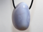 Preview: chalcedony with cord or silver 925