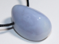 Preview: chalcedony with cord or silver 925