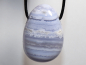 Preview: chalcedony with cord or silver 925
