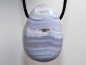 Preview: chalcedony with cord or silver 925