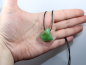 Preview: Chrysopras mit Band oder Silber 925
