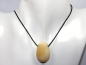 Preview: yellow jasper with cord or silver 925