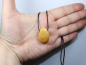 Preview: yellow jasper with cord or silver 925