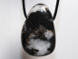 Preview: zebra marble with cord or silver 925