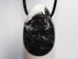 Preview: zebra marble with cord or silver 925