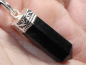 Preview: black tourmaline (Schorl) with cord or silver 925
