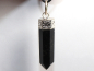 Preview: black tourmaline (Schorl) with cord or silver 925