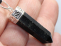 Preview: black tourmaline (Schorl) with cord or silver 925