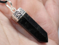 Preview: black tourmaline (Schorl) with cord or silver 925