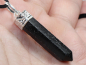 Preview: black tourmaline (Schorl) with cord or silver 925