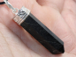 Preview: black tourmaline (Schorl) with cord or silver 925