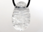 Preview: rock crystal with cord or silver 925