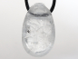 Preview: rock crystal with cord or silver 925