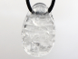 Preview: rock crystal with cord or silver 925