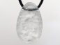 Preview: rock crystal with cord or silver 925