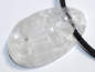Preview: rock crystal with cord or silver 925
