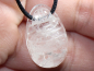Preview: rock crystal with cord or silver 925