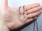 Preview: rock crystal with cord or silver 925