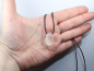 Preview: rock crystal with cord or silver 925