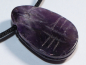 Preview: amethyst with cord or silver 925