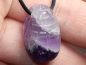 Preview: amethyst with cord or silver 925