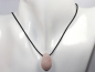 Preview: rose quartz with cord or silver 925