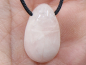 Preview: rose quartz with cord or silver 925