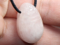 Preview: rose quartz with cord or silver 925