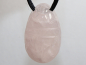 Preview: rose quartz with cord or silver 925