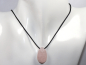 Preview: rose quartz with cord or silver 925