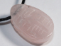 Preview: rose quartz with cord or silver 925
