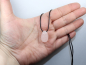 Preview: rose quartz with cord or silver 925