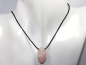 Preview: rose quartz with cord or silver 925