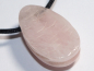 Preview: rose quartz with cord or silver 925