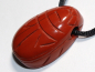 Preview: red jasper with cord or silver 925