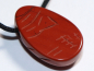 Preview: red jasper with cord or silver 925