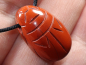 Preview: red jasper with cord or silver 925