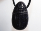 Preview: blue sandstone with cord or silver 925