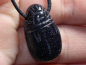 Preview: blue sandstone with cord or silver 925