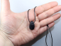 Preview: blue sandstone with cord or silver 925