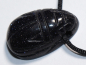 Preview: blue sandstone with cord or silver 925