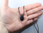 Preview: blue sandstone with cord or silver 925