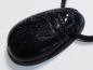Preview: blue sandstone with cord or silver 925