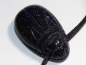 Preview: blue sandstone with cord or silver 925