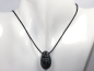Preview: snowflake obsidian with cord or silver 925