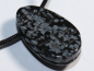 Preview: snowflake obsidian with cord or silver 925